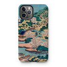 Sesshu Ajigawaguchi Tenposan - Hokusai Ukiyo-e Iphone Case, 11 Pro / Matte, Iphone Case Japanese Landscape Artwork Print Cherry Blossoms