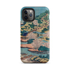 Sesshu Ajigawaguchi Tenposan - Hokusai Ukiyo-e Iphone Case, 11 Pro / Matte, Japanese Landscape Phone Case