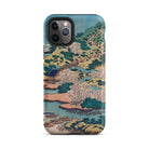 Sesshu Ajigawaguchi Tenposan Hokusai Ukiyo e Iphone Case, 11 Pro / Matte, Japanese Landscape Phone Case