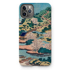 Sesshu Ajigawaguchi Tenposan - Hokusai Ukiyo-e Iphone Case, 11 Pro Max / Matte, Iphone Case Japanese Landscape Artwork Cherry Blossoms Boats