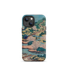 Sesshu Ajigawaguchi Tenposan - Hokusai Ukiyo-e Iphone Case, 13 Mini / Tough Phone, Japanese Landscape Phone Case