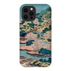 Sesshu Ajigawaguchi Tenposan - Hokusai Ukiyo-e Iphone Case, 13 Pro Max / Matte, Iphone Case Japanese Landscape Artwork Print