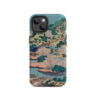 Sesshu Ajigawaguchi Tenposan Hokusai Ukiyo e Iphone Case, 14 / Matte, Japanese Landscape Phone Case