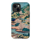 Sesshu Ajigawaguchi Tenposan - Hokusai Ukiyo-e Iphone Case, 14 Plus / Matte, Iphone Case Japanese Ukiyo-e Style Landscape Print
