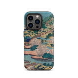 Sesshu Ajigawaguchi Tenposan - Hokusai Ukiyo-e Iphone Case, 14 Pro / Matte, Artistic Phone Case