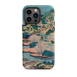Sesshu Ajigawaguchi Tenposan - Hokusai Ukiyo-e Iphone Case, 14 Pro Max / Matte, Artistic Phone Case