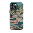 Sesshu Ajigawaguchi Tenposan Hokusai Ukiyo e Iphone Case, 14 Pro Max / Matte, Artistic Phone Case
