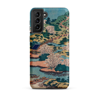 Sesshu Ajigawaguchi Tenposan - Hokusai Ukiyo-e Phone Case, Samsung Galaxy S21 Plus / Matte, Mobile Cases, Toby Leon