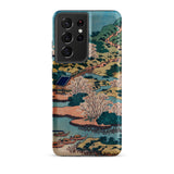 Sesshu Ajigawaguchi Tenposan - Hokusai Ukiyo-e Samsung Case, Galaxy S21 Ultra / Matte, Smartphone Case Traditional Japanese Landscape
