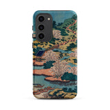Sesshu Ajigawaguchi Tenposan - Hokusai Ukiyo-e Samsung Case, Galaxy S23 Plus / Matte, Smartphone Case Traditional Japanese Landscape