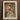 Framed Portrait Masked Ballerina Ornate Pink Cream Costume Raspberry-pink Tulle Catches, Studio, Light, Figure Sits Crowned, Carved Prop