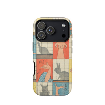 Figure d'Ombra - Custodia Iphone di Utagawa Hiroshige, 17 Pro / Opaco, Custodie per Cellulari, Toby Leon