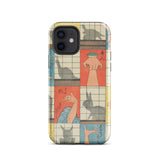 Shadow Figures - Utagawa Hiroshige Phone Case, Hiroshige’s Shadow Figures, Hiroshige Iphone Case, Traditional Shoji Screens