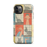 Shadow Figures - Utagawa Hiroshige Phone Case, Hiroshige’s Shadow Figures, Hiroshige Iphone Case, Traditional Shoji Screens