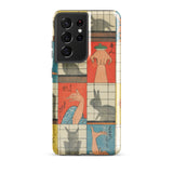 Shadow Figures - Utagawa Hiroshige Phone Case, Hiroshige’s Shadow Figures, Hiroshige Iphone Case, Traditional Shoji Screens