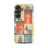 Shadow Figures - Utagawa Hiroshige Phone Case, Hiroshige’s Shadow Figures, Hiroshige Iphone Case, Traditional Shoji Screens