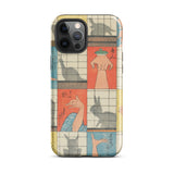 Shadow Figures - Utagawa Hiroshige Phone Case, Hiroshige’s Shadow Figures, Hiroshige Iphone Case, Traditional Shoji Screens