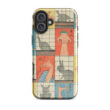 Shadow Figures - Utagawa Hiroshige Phone Case, Hiroshige’s Shadow Figures, Hiroshige Iphone Case, Traditional Shoji Screens