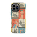 Shadow Figures - Utagawa Hiroshige Phone Case, Hiroshige’s Shadow Figures, Hiroshige Iphone Case, Traditional Shoji Screens