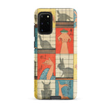 Schattenfiguren - Utagawa Hiroshige Samsung Hülle, Galaxy S20 Plus / Matt, Handyhüllen, Toby Leon