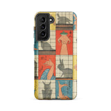 Schattenfiguren - Utagawa Hiroshige Samsung Hülle, Galaxy S21 Fe / Matt, Handyhüllen, Toby Leon