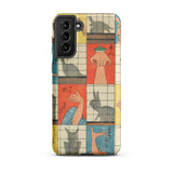 Schattenfiguren - Utagawa Hiroshige Samsung Hülle, Galaxy S21 Plus / Matt, Handyhüllen, Toby Leon