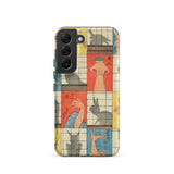 Schattenfiguren - Utagawa Hiroshige Samsung Hülle, Galaxy S22 / Matt, Handyhüllen, Toby Leon