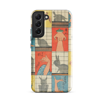 Schattenfiguren - Utagawa Hiroshige Samsung Hülle, Galaxy S22 Plus / Glänzend, Handyhüllen, Toby Leon