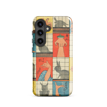 Schattenfiguren - Utagawa Hiroshige Samsung Hülle, Galaxy S24 / Glänzend, Handyhüllen, Toby Leon