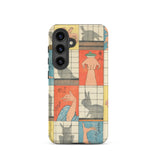 Schattenfiguren - Utagawa Hiroshige Samsung Hülle, Galaxy S24 / Matt, Handyhüllen, Toby Leon