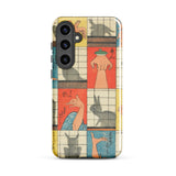 Schattenfiguren - Utagawa Hiroshige Samsung Hülle, Galaxy S24 Plus / Glänzend, Handyhüllen, Toby Leon