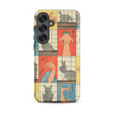 Schattenfiguren - Utagawa Hiroshige Samsung Hülle, Galaxy S25 Plus / Matt, Handyhüllen, Toby Leon