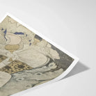 Shah Abbas and His Page - Muhammad Qasim Musavvir Art Print, Printed Artwork Detailed Illustrations Subtle Color Palette