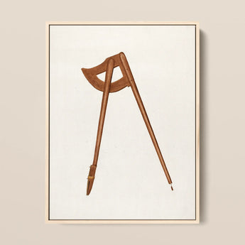 Shaker Compass - Richard Barnett Decorative Art Print / Canvas, 12x16’’ / 31x41cm / Natural Frame, Posters Prints & Visual Artwork, Toby