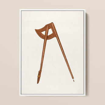 Shaker Compass - Richard Barnett Decorative Art Print / Canvas, 12x16’’ / 31x41cm / White Frame, Posters Prints & Visual Artwork, Toby Leon