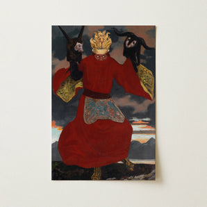 The Shaman - Sascha Schneider Art Print / Canvas, 12x18’’ / 31x46cm / Unframed / no Border, Posters Prints & Visual Artwork, Toby Leon