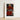 Framed Artwork Figure Vibrant Red Robe Gold Accents Aureate Flames Sculpting, Embroidered Apron Shimmers, Sascha Schneider Art