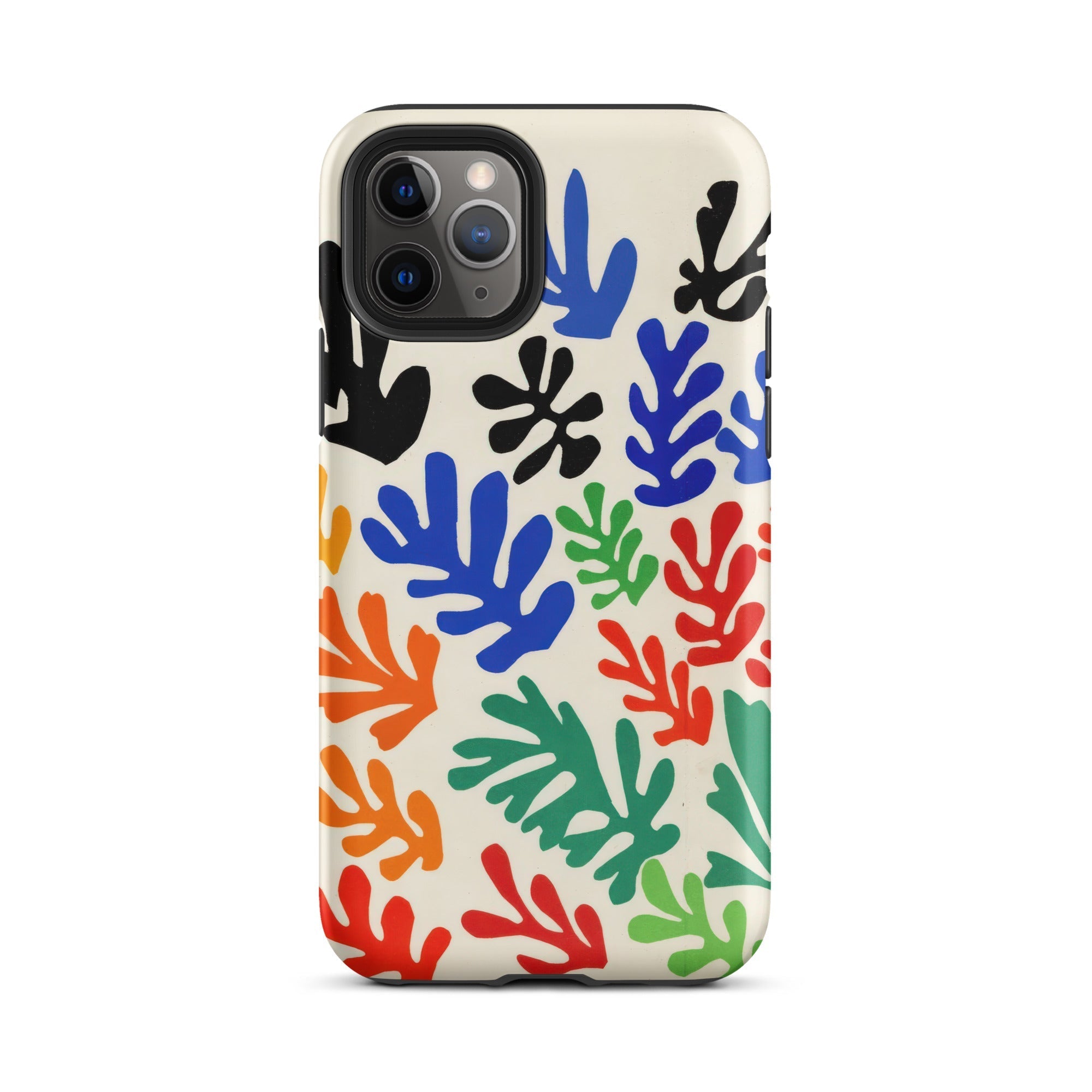 Sheaf – Henri Matisse Cutouts Iphone Case, 11 Pro / Matte, Colorful Leaf Patterned Phone Case
