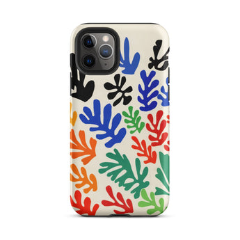 Sheaf – Henri Matisse Cutouts Iphone Case, 11 Pro / Matte, Colorful Leaf-patterned Phone Case