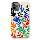 Sheaf – Henri Matisse Cutouts Iphone Case, 11 Pro Max / Matte, Colorful Leaf-patterned Phone Case
