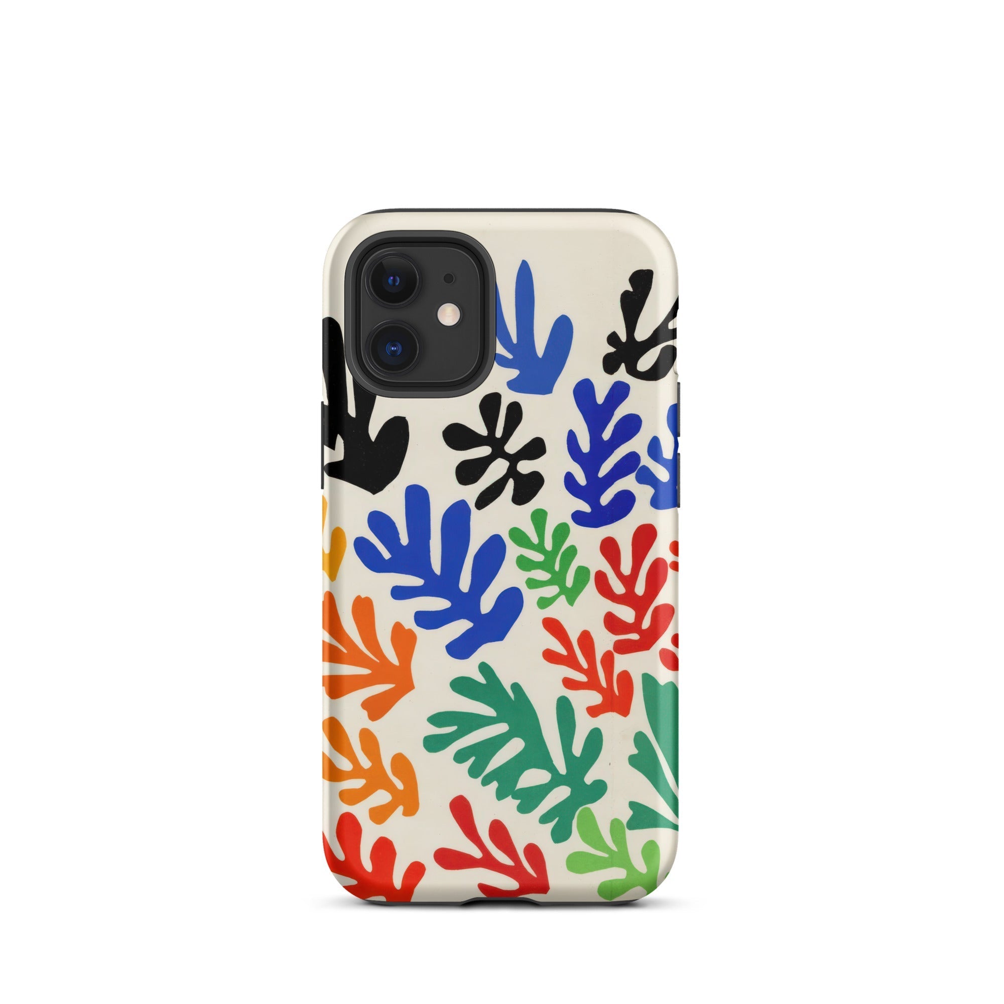 Sheaf – Henri Matisse Cutouts Iphone Case, 12 Mini / Matte, Colorful Leaf Patterned Phone Case