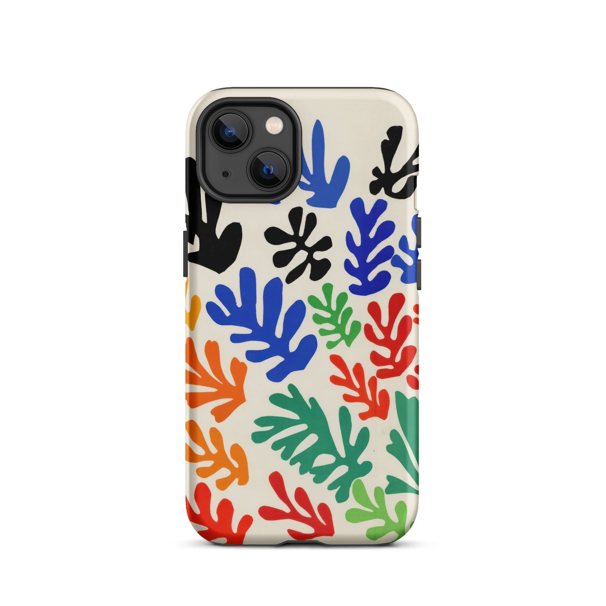 Sheaf – Henri Matisse Cutouts Iphone Case, 13 / Matte, Colorful Leaf Patterned Phone Case