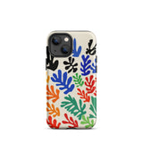 Sheaf – Henri Matisse Cutouts Iphone Case, 13 Mini / Matte, Colorful Leaf-patterned Phone Case