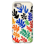 Sheaf – Henri Matisse Cutouts Iphone Case, 8 / Matte, Colorful Leaf-patterned Phone Case