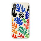 Sheaf – Henri Matisse Cutouts Iphone Case, x / Matte, Colorful Leaf-patterned Phone Case