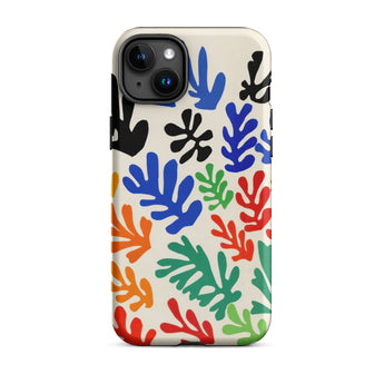 Sheaf – Henri Matisse Cutouts Phone Case Iphone 15 Plus / Matte Leaf-patterned Phone Case Henri Matisse Sheaf, Cutouts Iphone, Artist’s