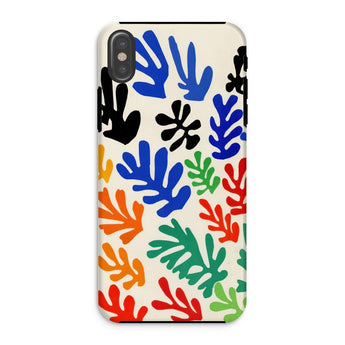 Sheaf – Henri Matisse Cutouts Phone Case Iphone Xs / Matte Colorful Leaf-patterned Phone Case Henri Matisse Sheaf, Cutouts Iphone, Artist’s