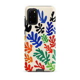 Sheaf – Henri Matisse Cutouts Phone Case Samsung Galaxy S20 Plus / Matte Vibrant Cream-colored Phone Case Adorned Playful Pattern Bold