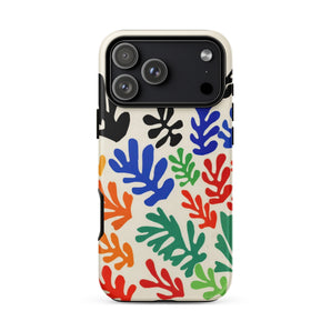 Sheaf – Henri Matisse Cutouts Phone Case Iphone 17 Pro Max / Matte Iphone 12 Pro Max Case Colorful Leaf Pattern Henri Matisse Sheaf,