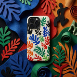 Sheaf – Henri Matisse Cutouts Phone Case Vibrant Cream-colored Phone Case Adorned Playful Pattern Multicolored Henri Matisse Sheaf, Cutouts